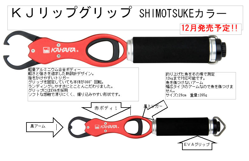 ＫＪリップグリップ SHIMOTSUKEカラー予約受付中